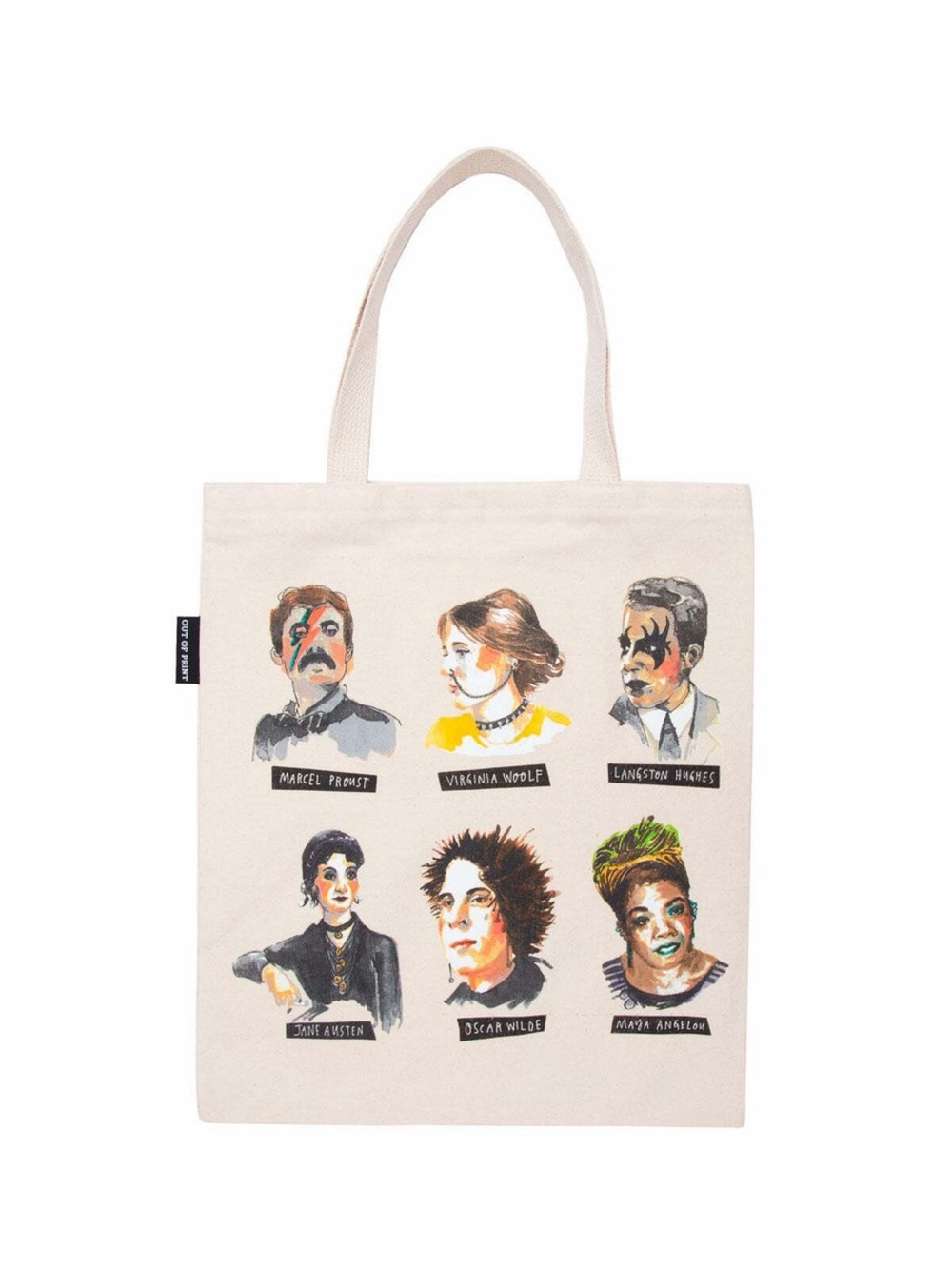 PUNK ROCK AUTHORS TOTE BAG COLLECTIBLE